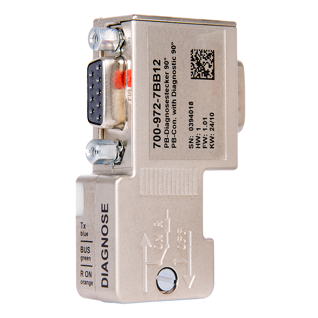 PROFIBUS Connector with Diagnostics LED