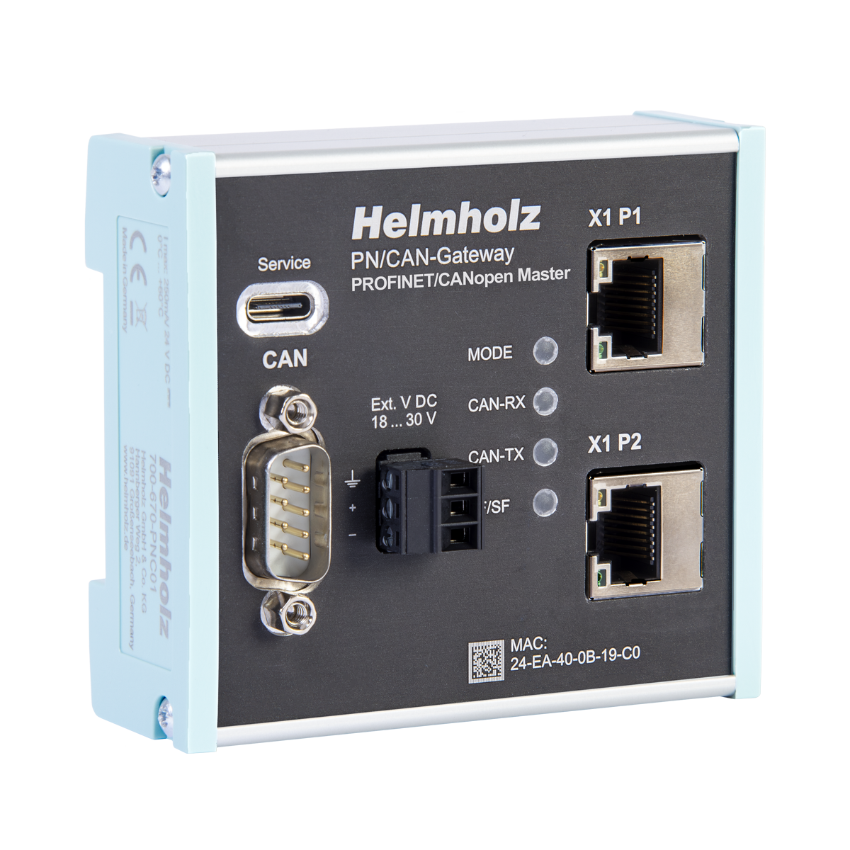 PROFINET/CAN-Gateway, CANopen Master