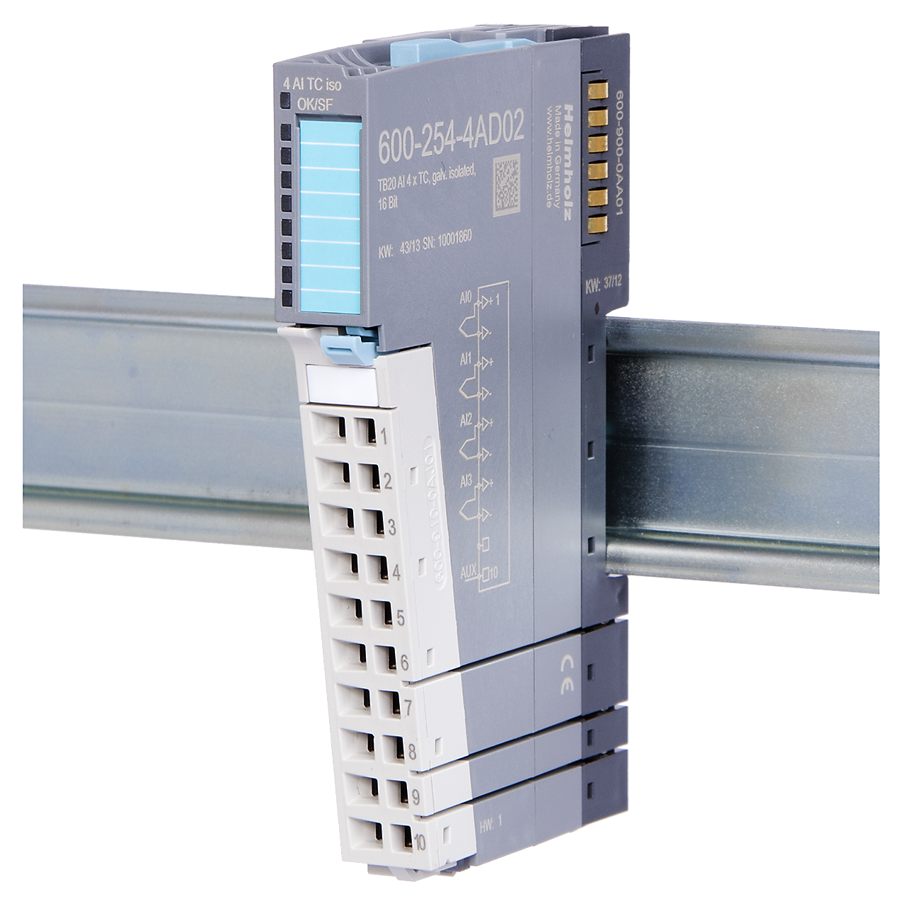 Analog-Eingabe-Modul, TC, Iso., 16 Bit