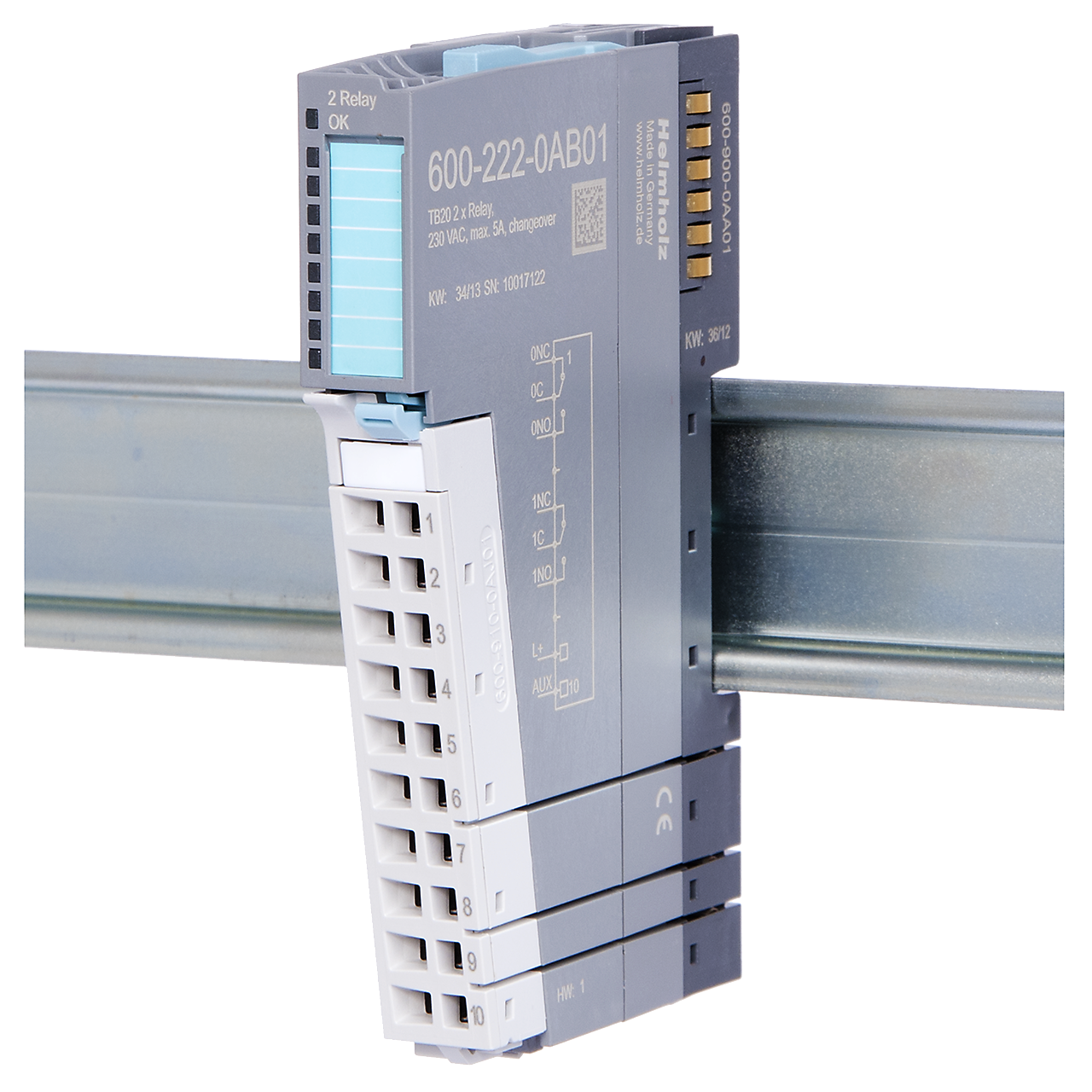 Digital-Ausgabe-Modul, Relais, 5A, Wechsler