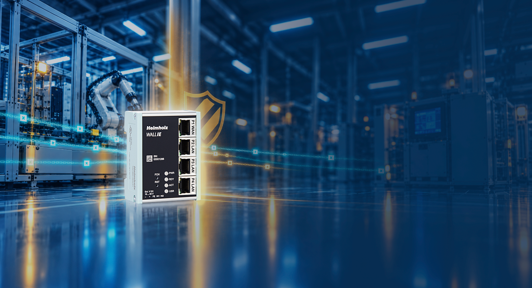 slider-Industrielle Netzwerksicherheit mit WALL IE