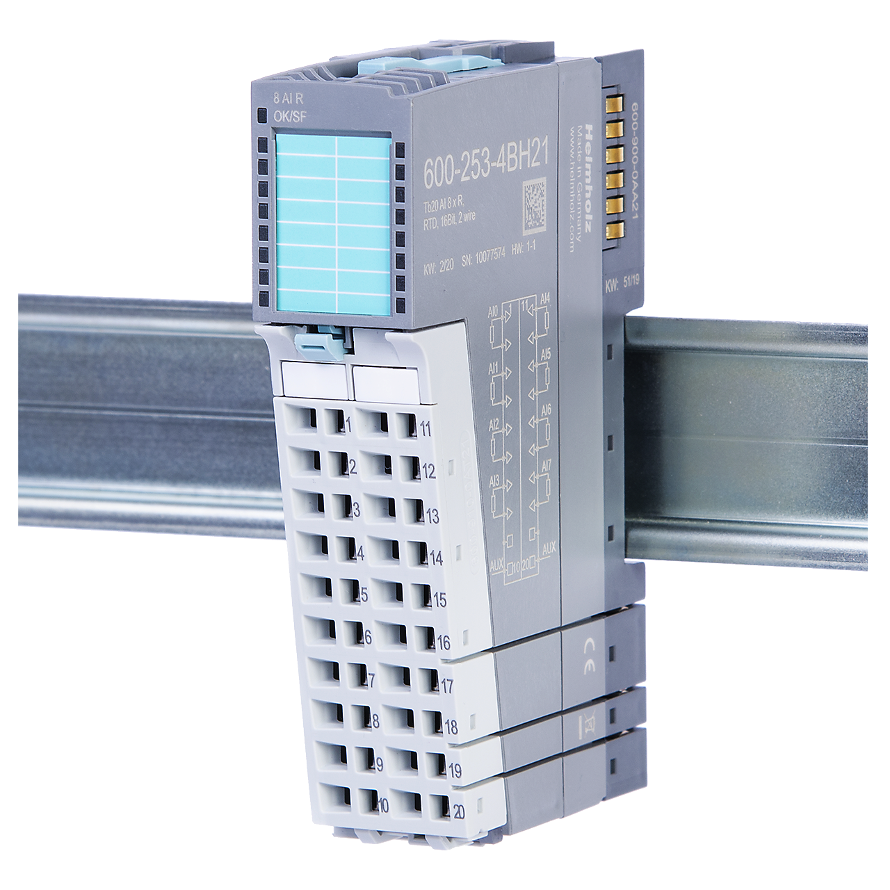 Analog-Eingabe-Modul, RTD, 16 Bit 8x