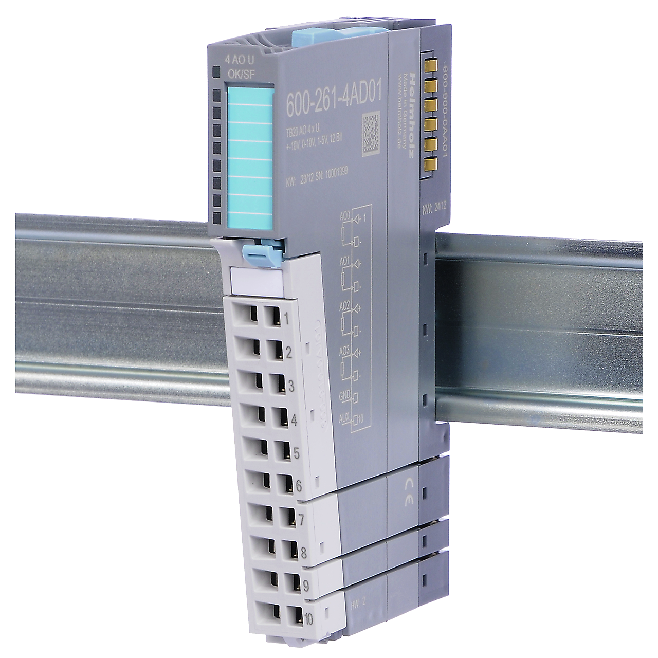 Analog-Ausgabe-Modul, U, 12 Bit